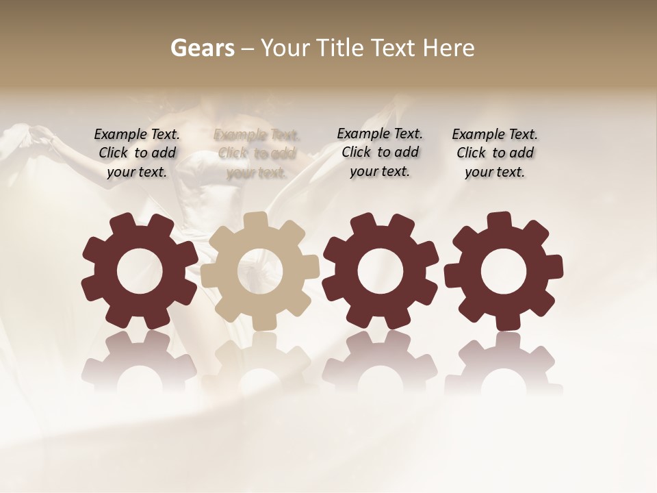 Windblown Cleavage Sophisticated PowerPoint Template