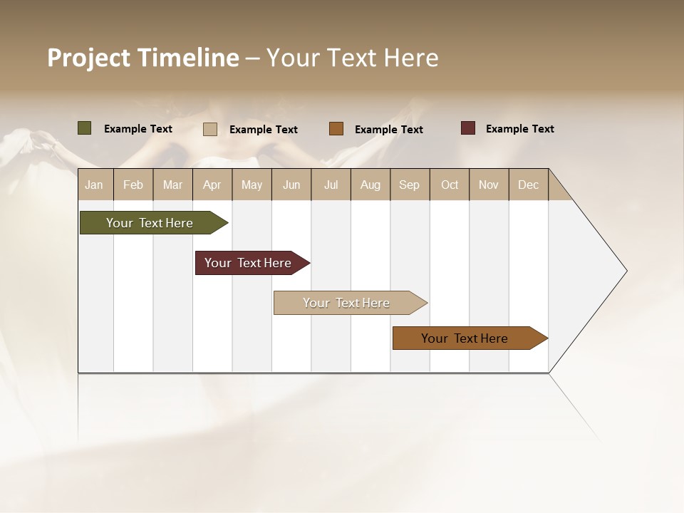Windblown Cleavage Sophisticated PowerPoint Template