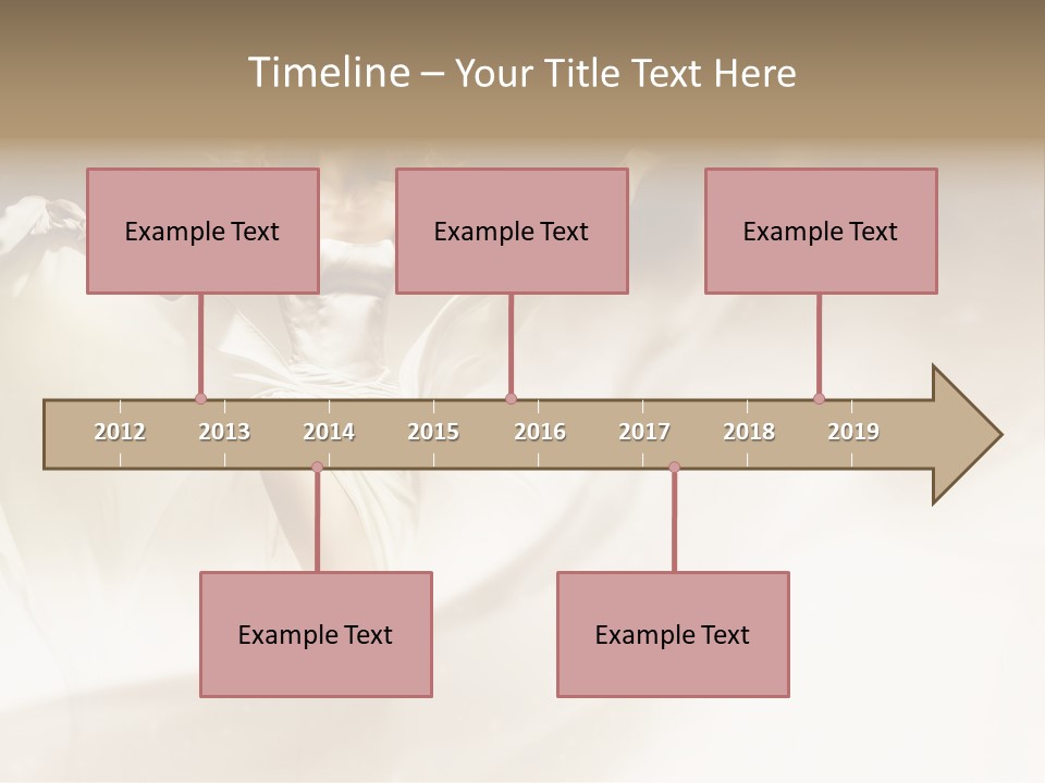 Windblown Cleavage Sophisticated PowerPoint Template
