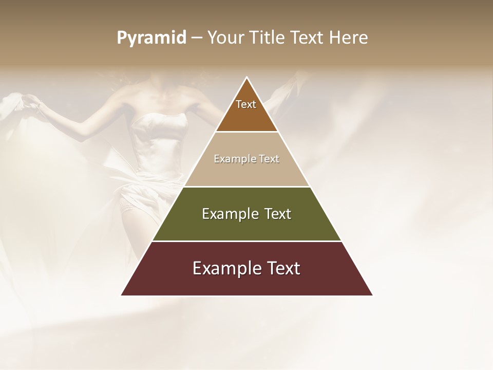 Windblown Cleavage Sophisticated PowerPoint Template