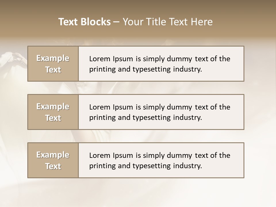 Windblown Cleavage Sophisticated PowerPoint Template