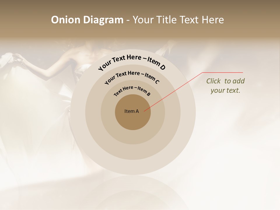 Windblown Cleavage Sophisticated PowerPoint Template