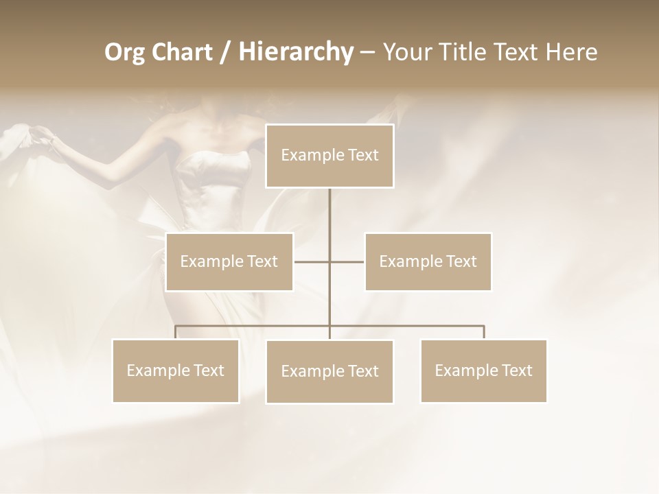 Windblown Cleavage Sophisticated PowerPoint Template