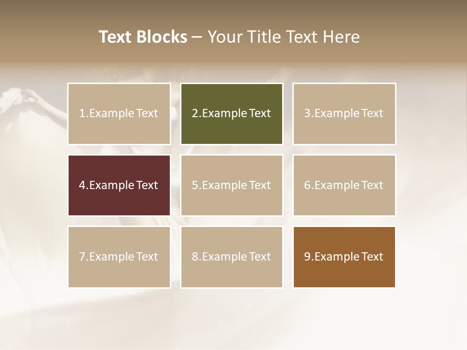 Windblown Cleavage Sophisticated PowerPoint Template