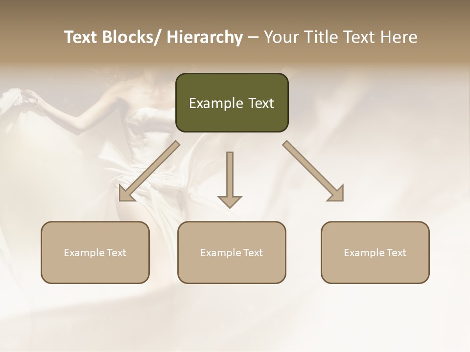 Windblown Cleavage Sophisticated PowerPoint Template