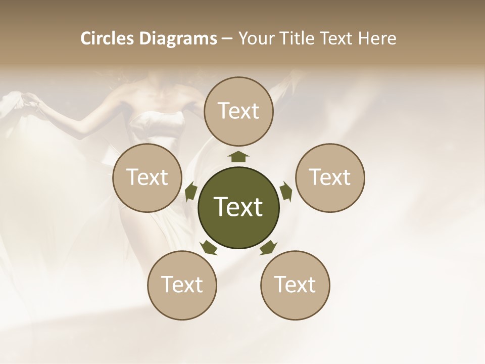 Windblown Cleavage Sophisticated PowerPoint Template