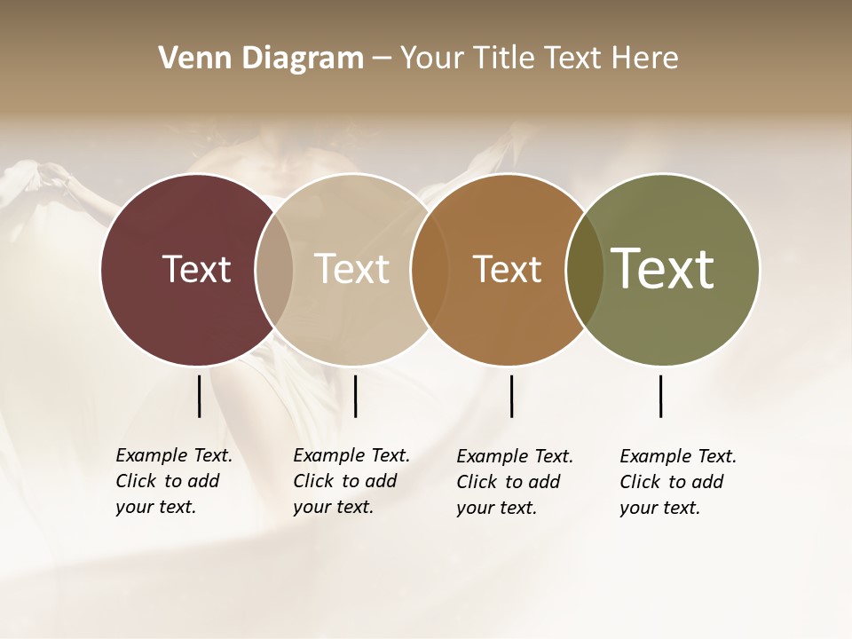 Windblown Cleavage Sophisticated PowerPoint Template