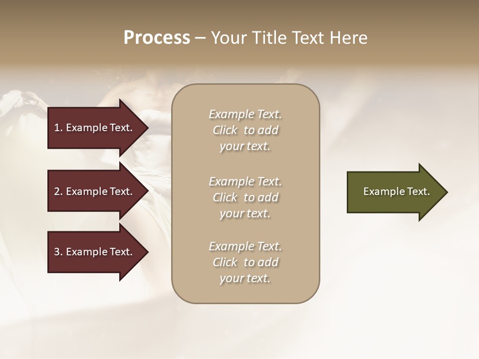 Windblown Cleavage Sophisticated PowerPoint Template