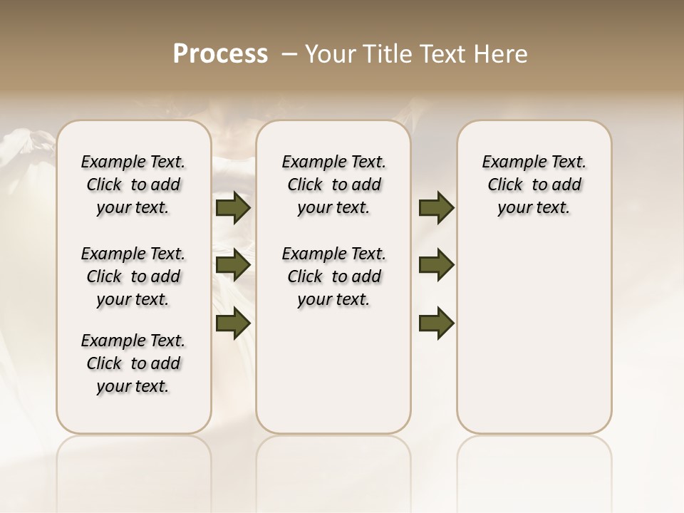 Windblown Cleavage Sophisticated PowerPoint Template