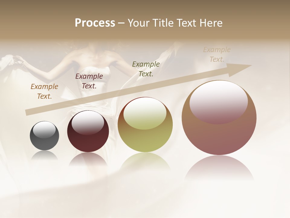 Windblown Cleavage Sophisticated PowerPoint Template