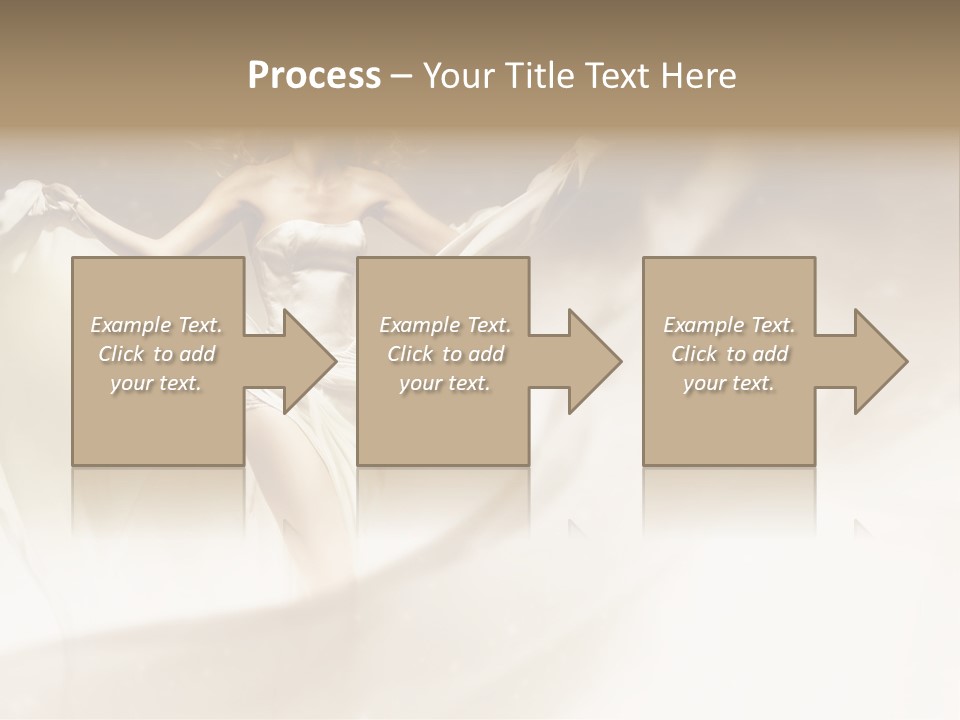 Windblown Cleavage Sophisticated PowerPoint Template