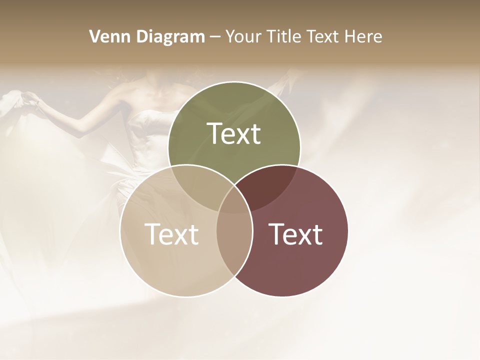 Windblown Cleavage Sophisticated PowerPoint Template