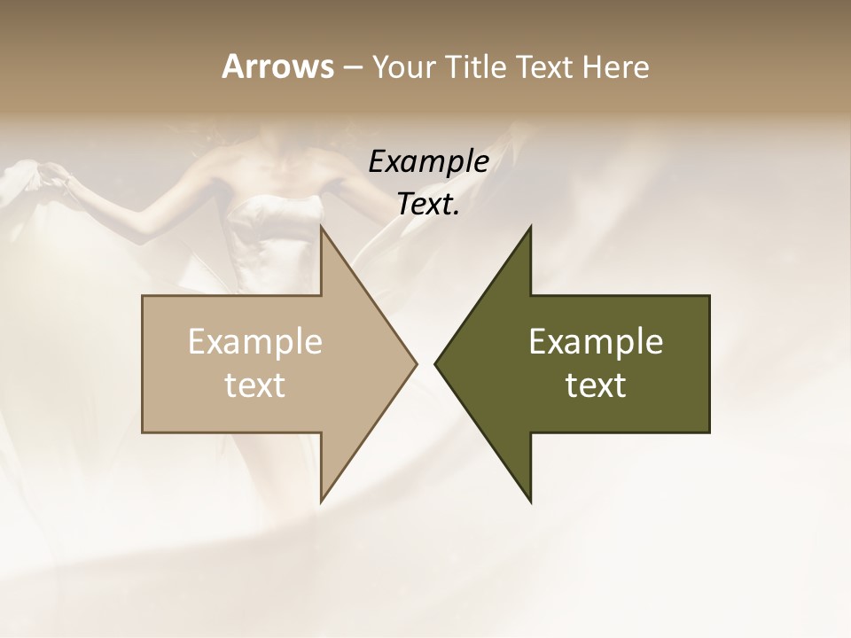 Windblown Cleavage Sophisticated PowerPoint Template