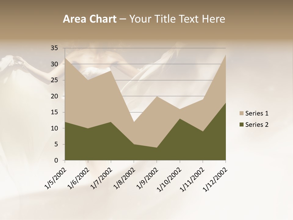 Windblown Cleavage Sophisticated PowerPoint Template