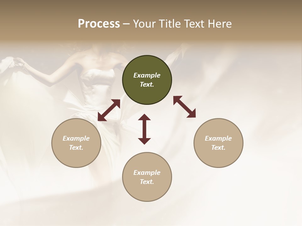 Windblown Cleavage Sophisticated PowerPoint Template