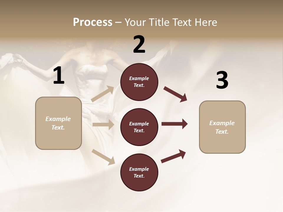 Windblown Cleavage Sophisticated PowerPoint Template