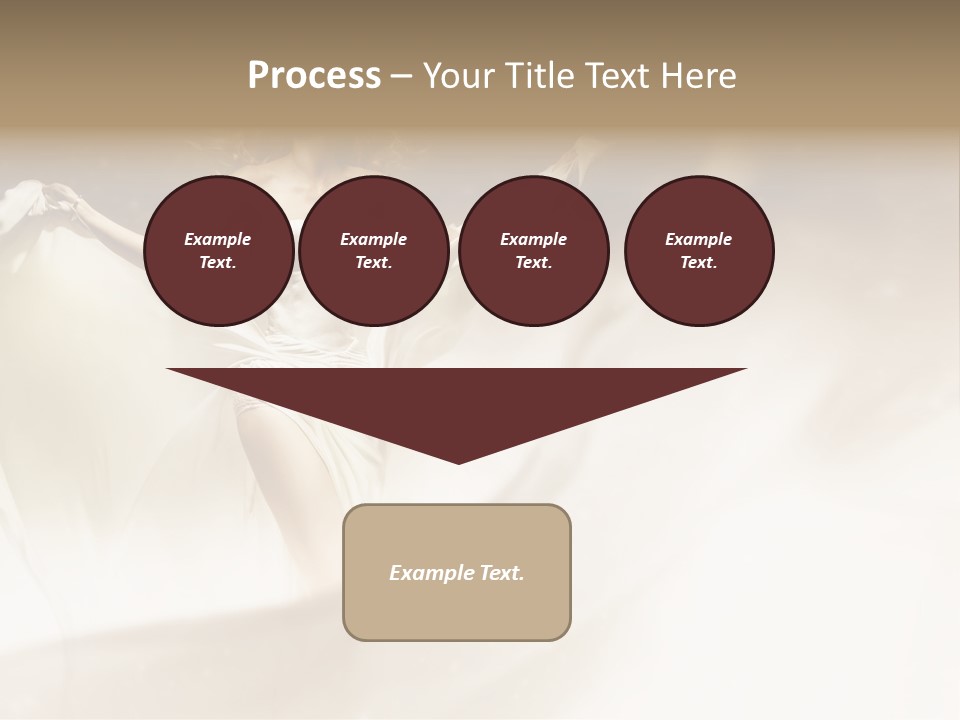 Windblown Cleavage Sophisticated PowerPoint Template