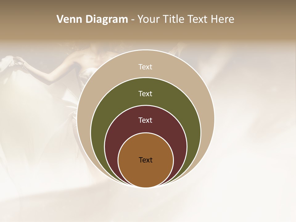 Windblown Cleavage Sophisticated PowerPoint Template