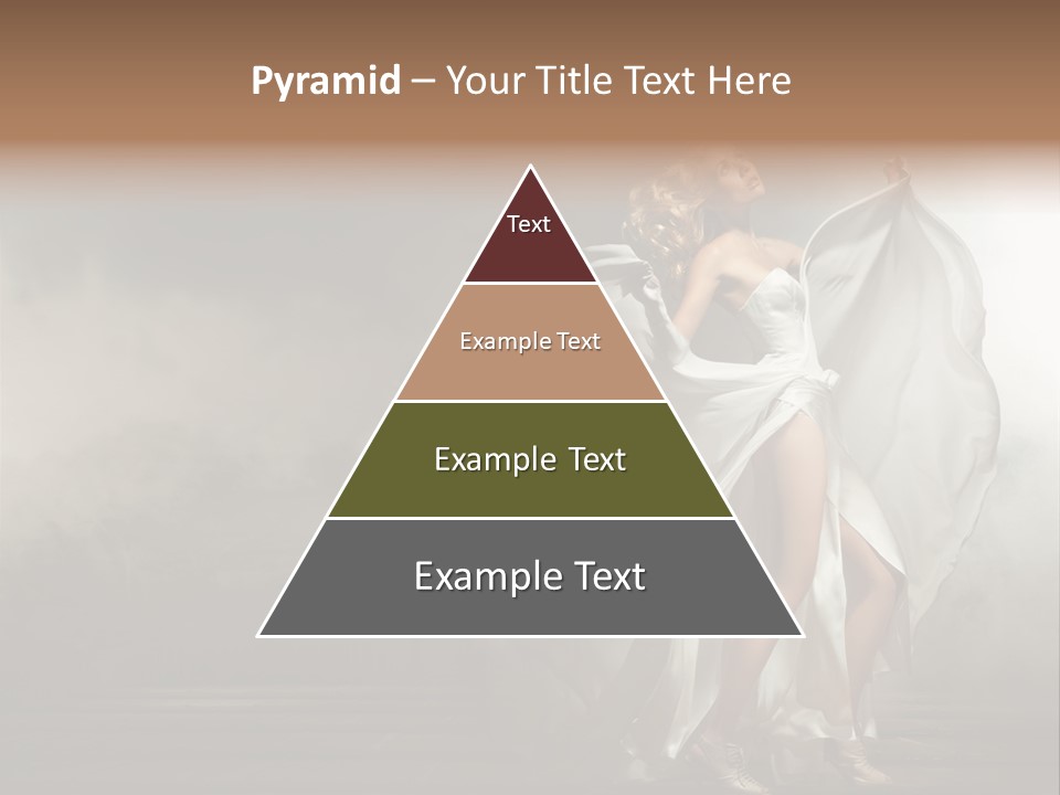 Seated Wedding Trendy PowerPoint Template