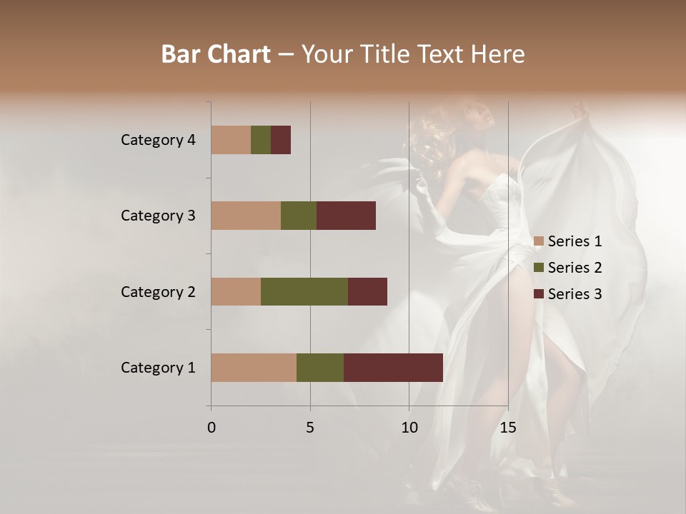 Seated Wedding Trendy PowerPoint Template