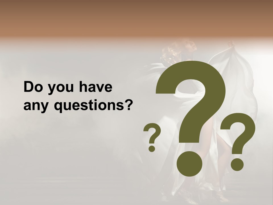 Seated Wedding Trendy PowerPoint Template