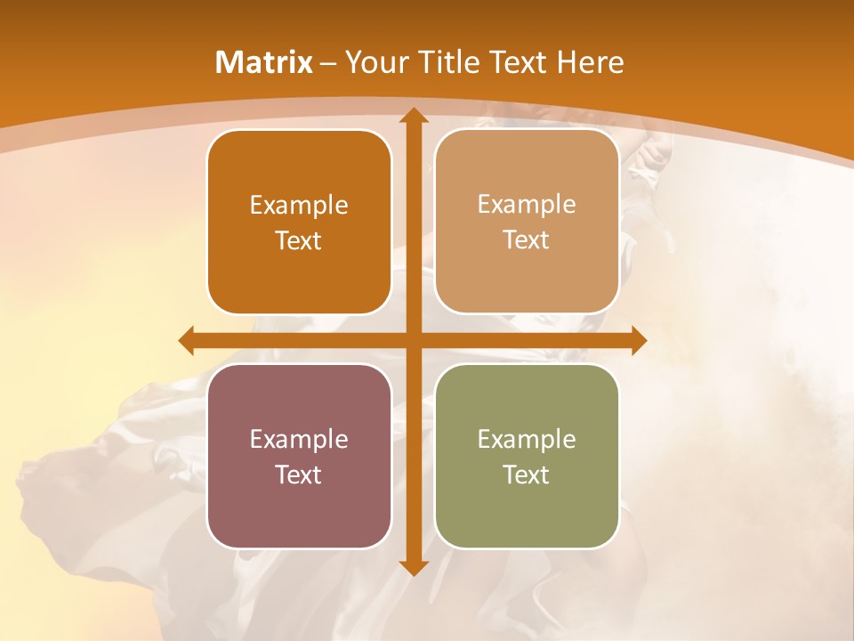 Away Windblown Style PowerPoint Template