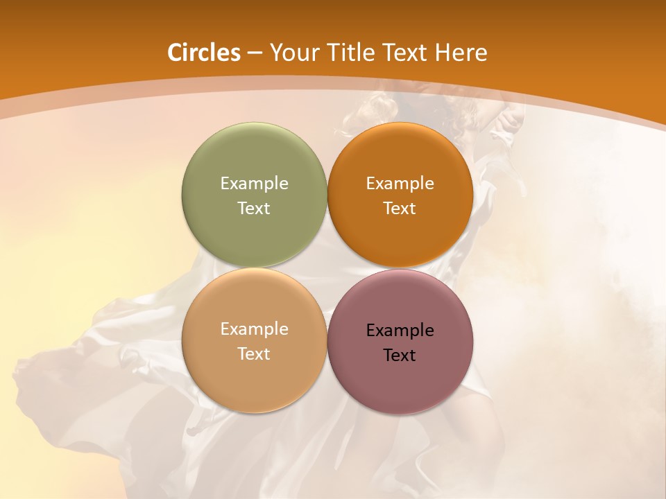 Away Windblown Style PowerPoint Template