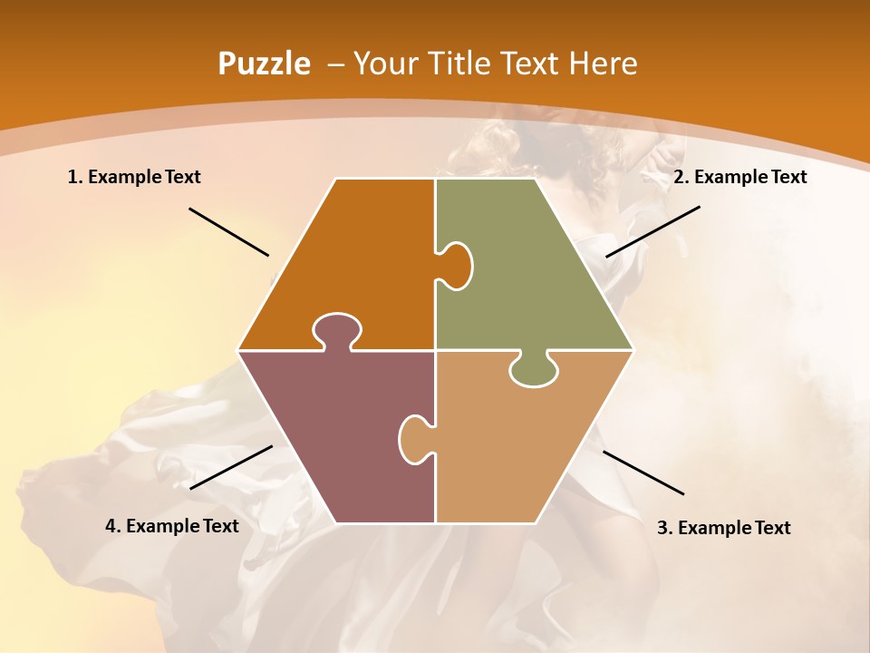 Away Windblown Style PowerPoint Template