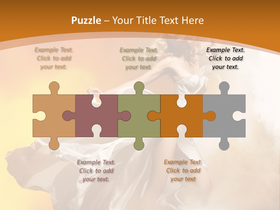 Away Windblown Style PowerPoint Template