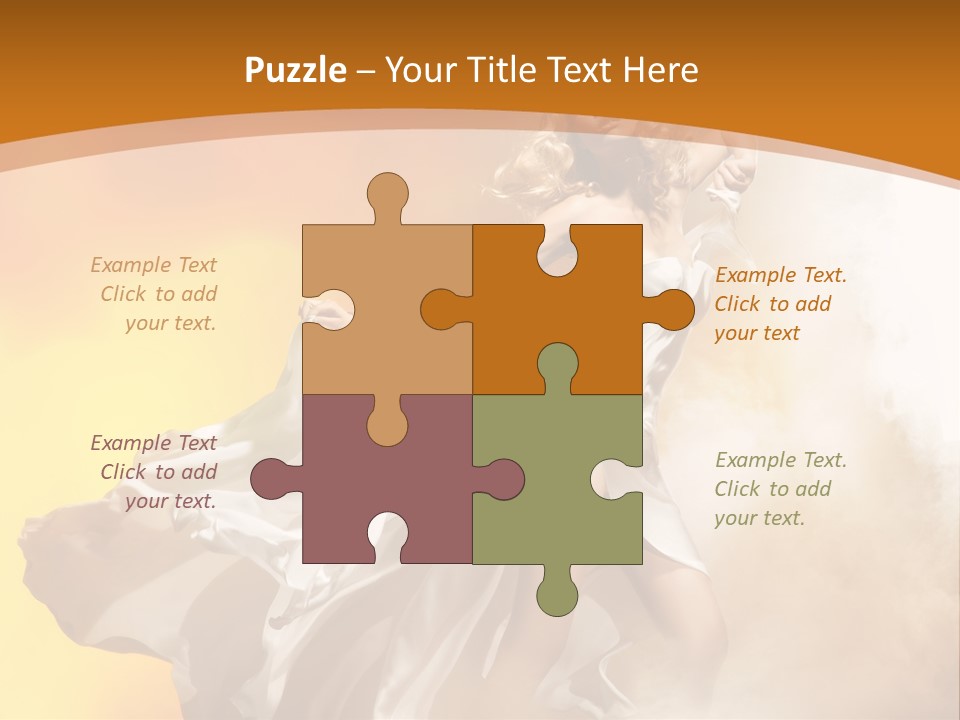 Away Windblown Style PowerPoint Template