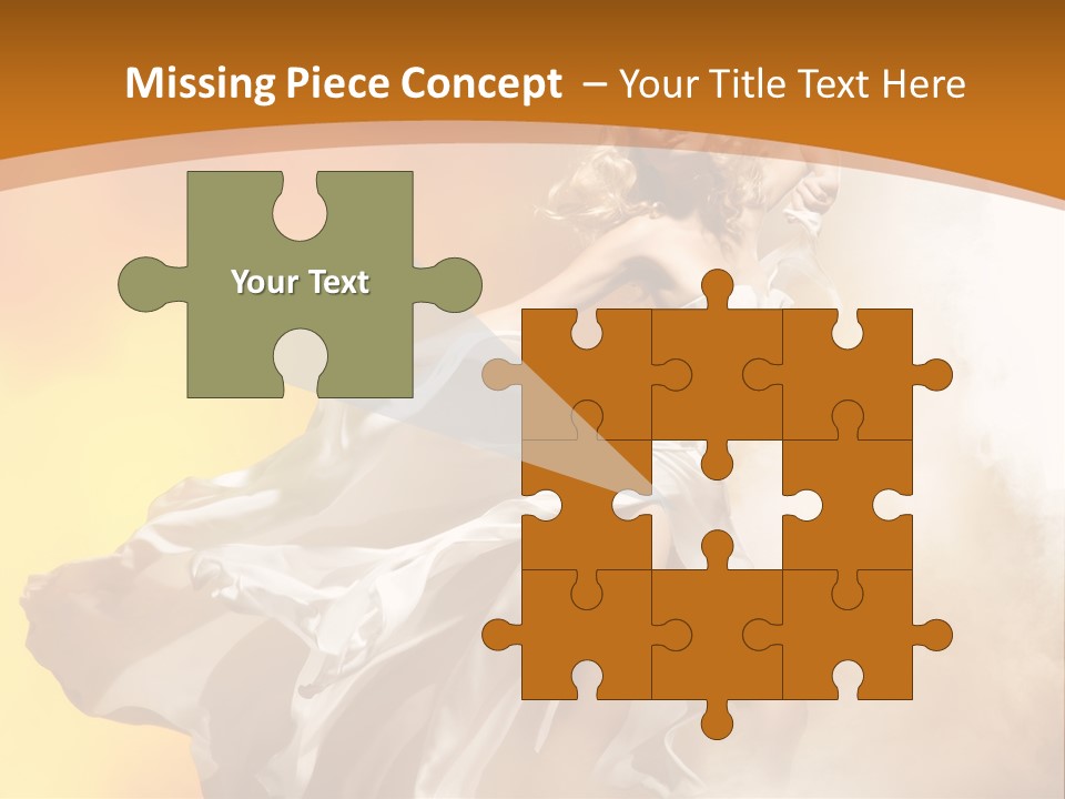 Away Windblown Style PowerPoint Template