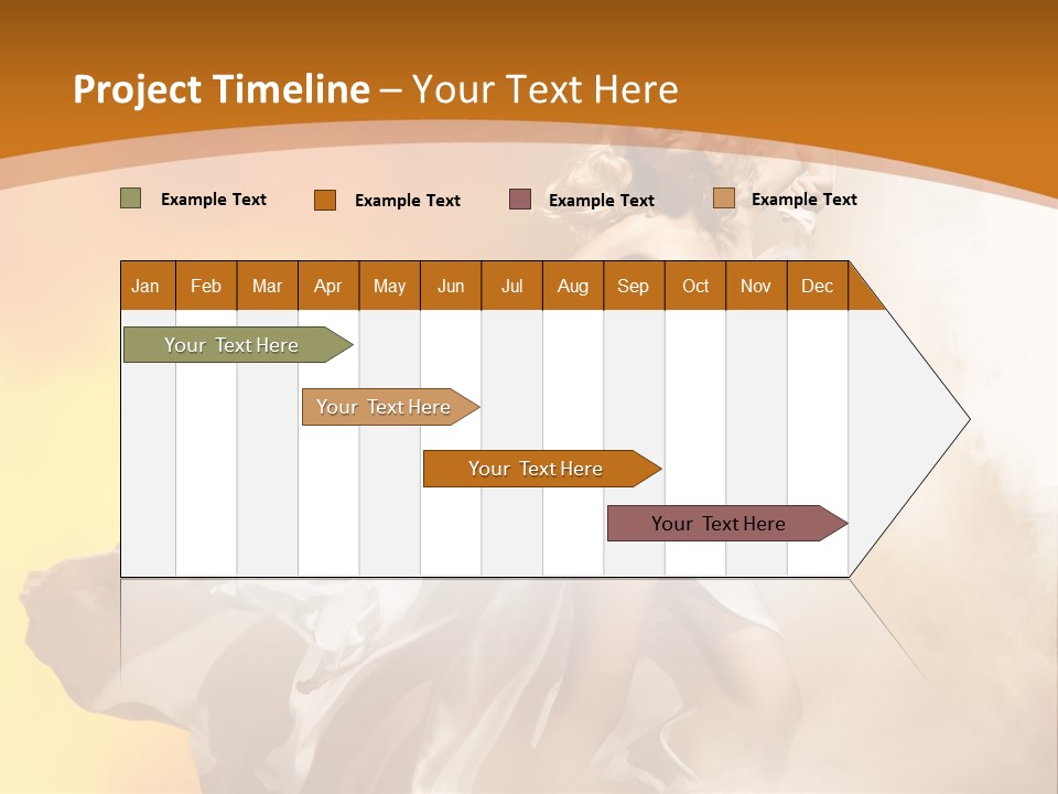 Away Windblown Style PowerPoint Template