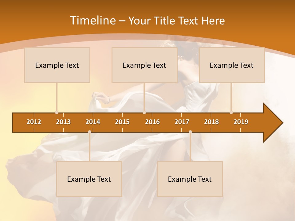 Away Windblown Style PowerPoint Template