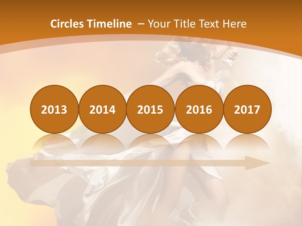 Away Windblown Style PowerPoint Template