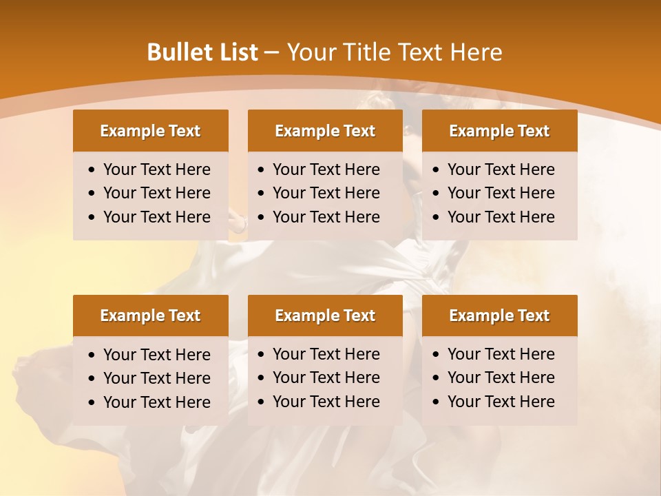 Away Windblown Style PowerPoint Template