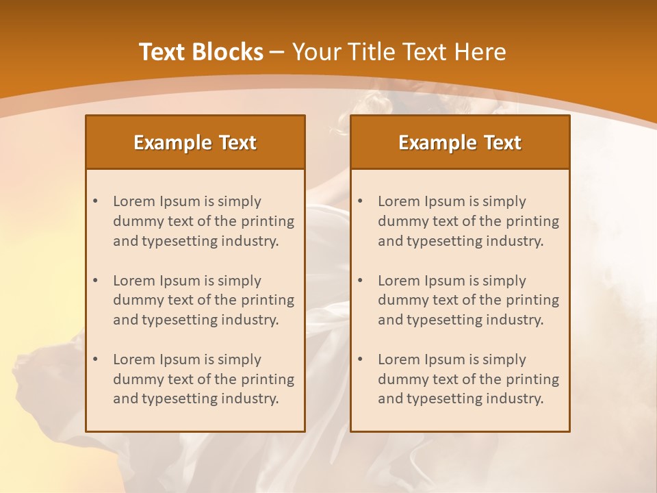 Away Windblown Style PowerPoint Template