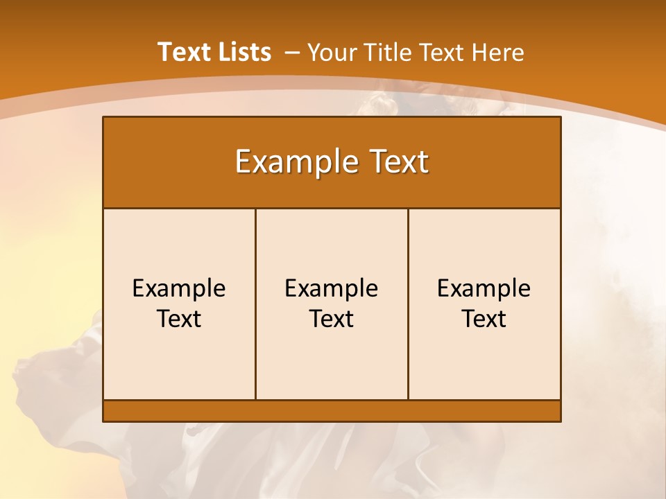 Away Windblown Style PowerPoint Template