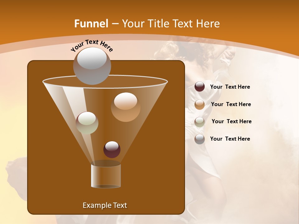 Away Windblown Style PowerPoint Template