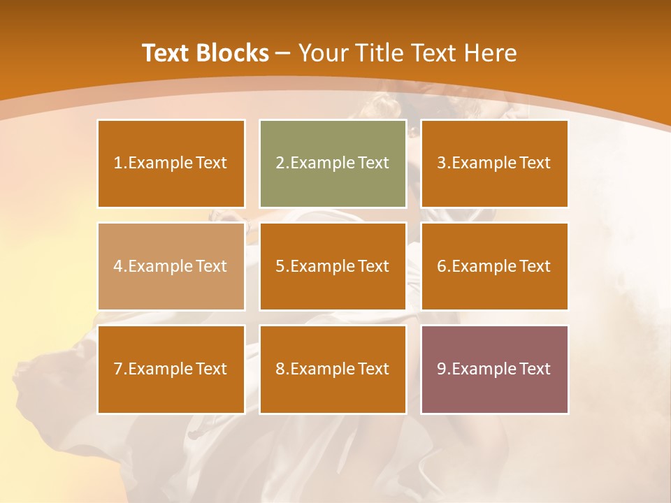 Away Windblown Style PowerPoint Template