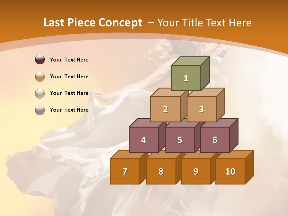 Away Windblown Style PowerPoint Template