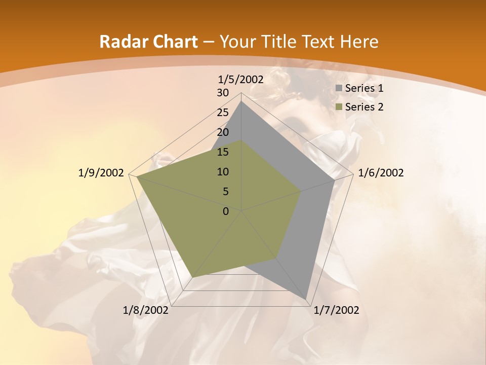 Away Windblown Style PowerPoint Template