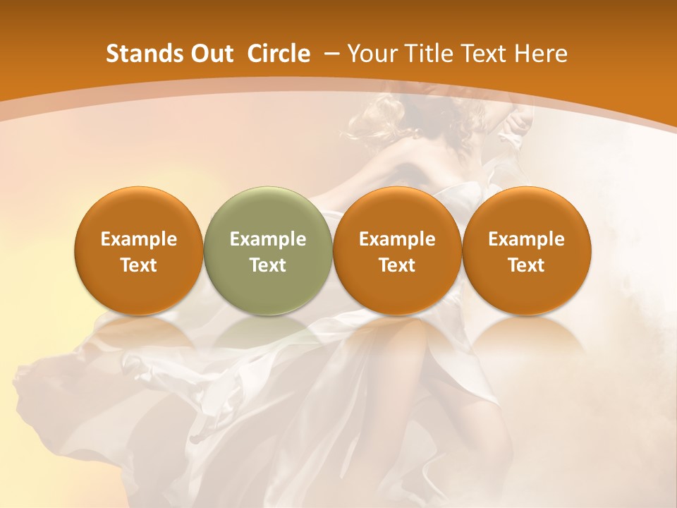 Away Windblown Style PowerPoint Template