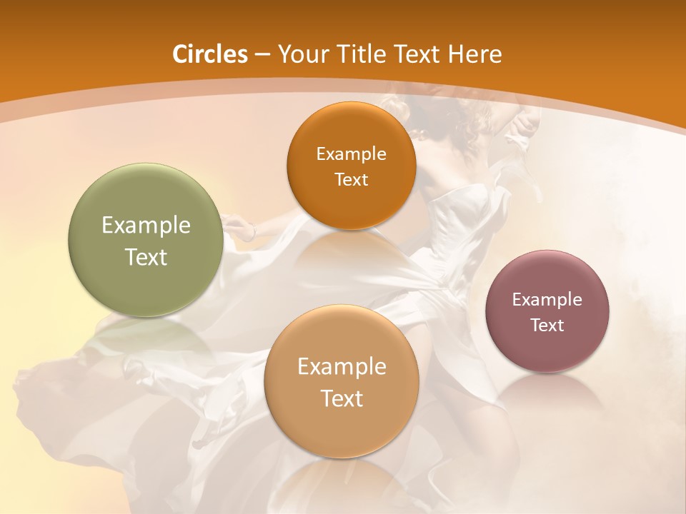 Away Windblown Style PowerPoint Template