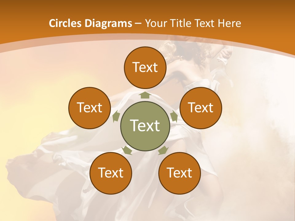 Away Windblown Style PowerPoint Template