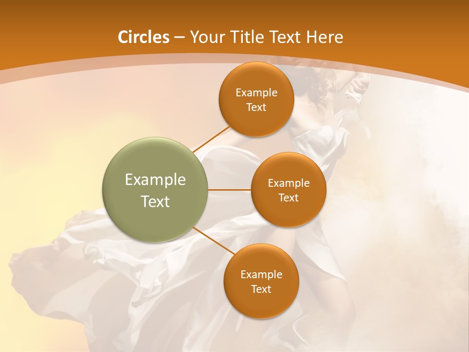 Away Windblown Style PowerPoint Template