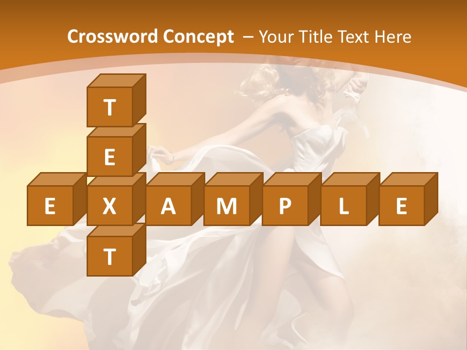 Away Windblown Style PowerPoint Template