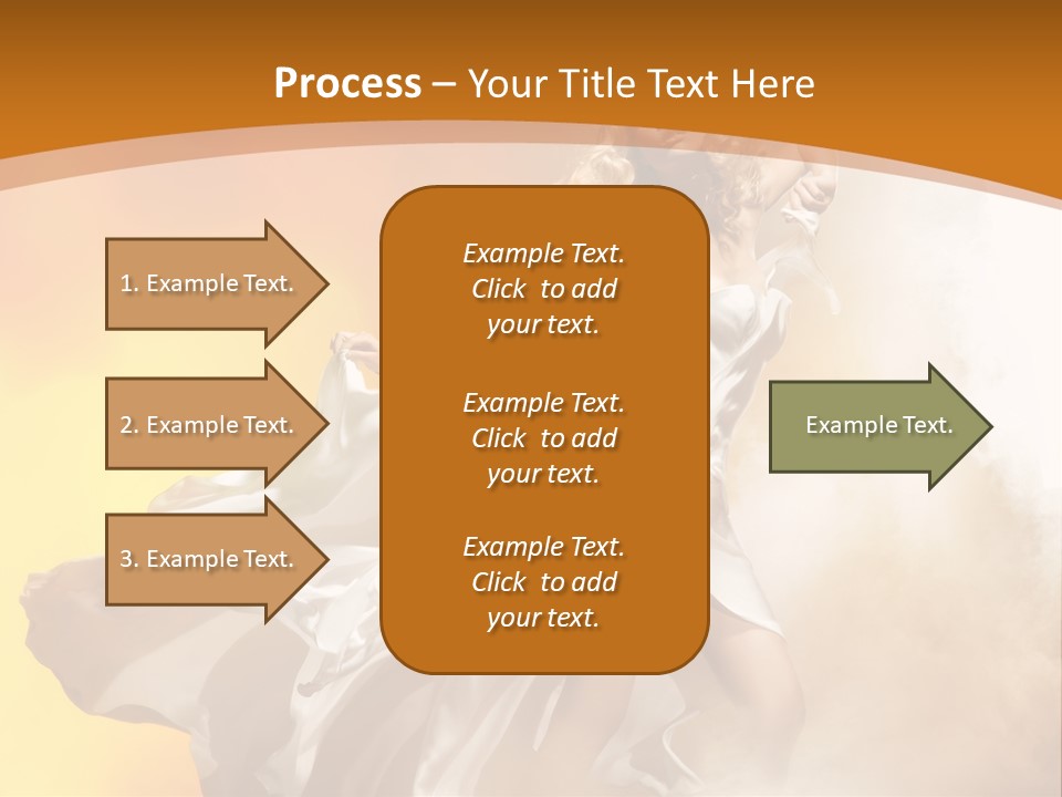 Away Windblown Style PowerPoint Template