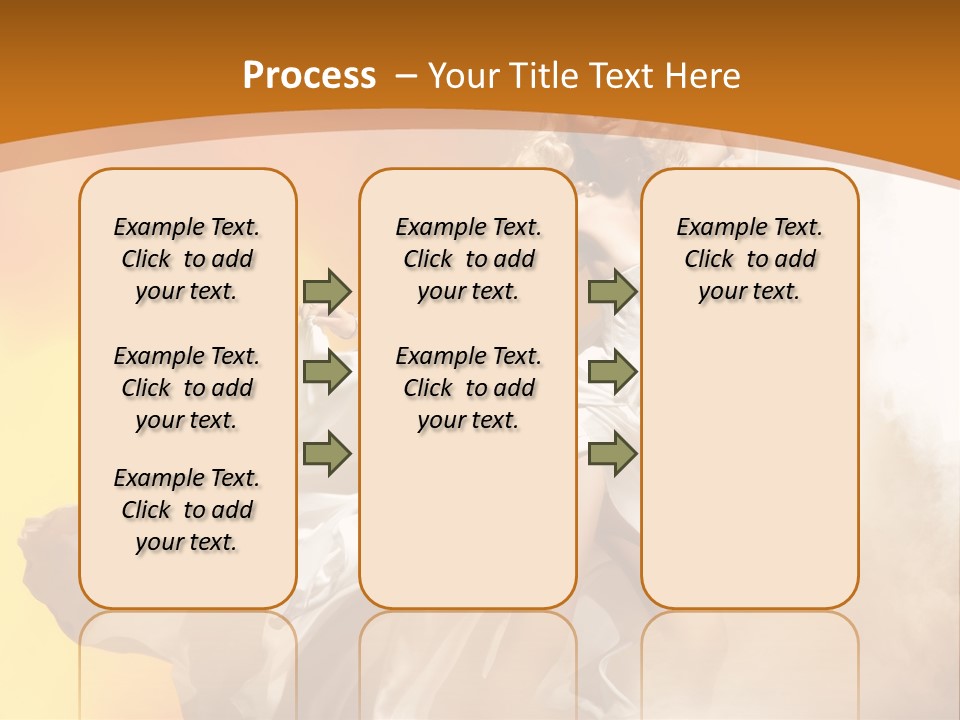 Away Windblown Style PowerPoint Template