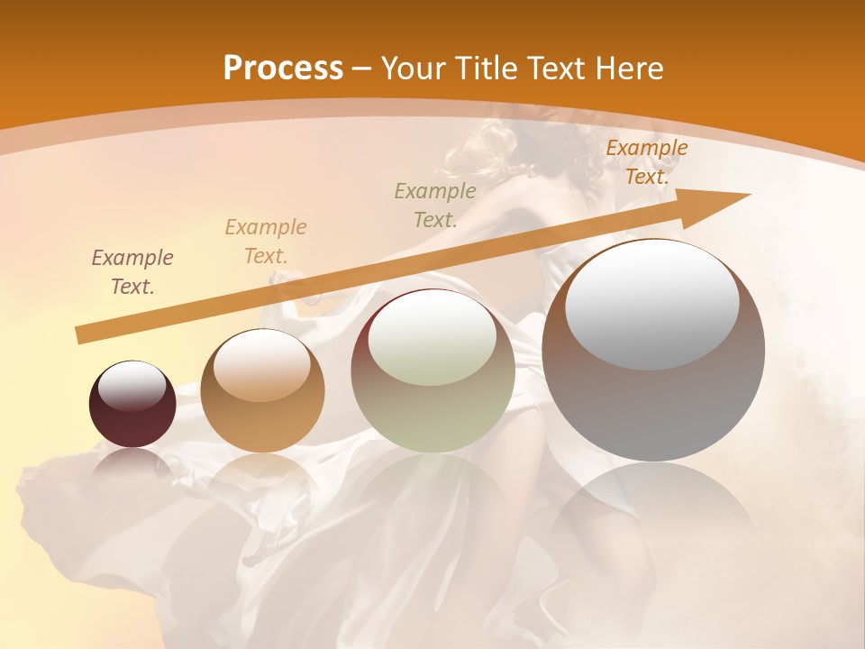 Away Windblown Style PowerPoint Template