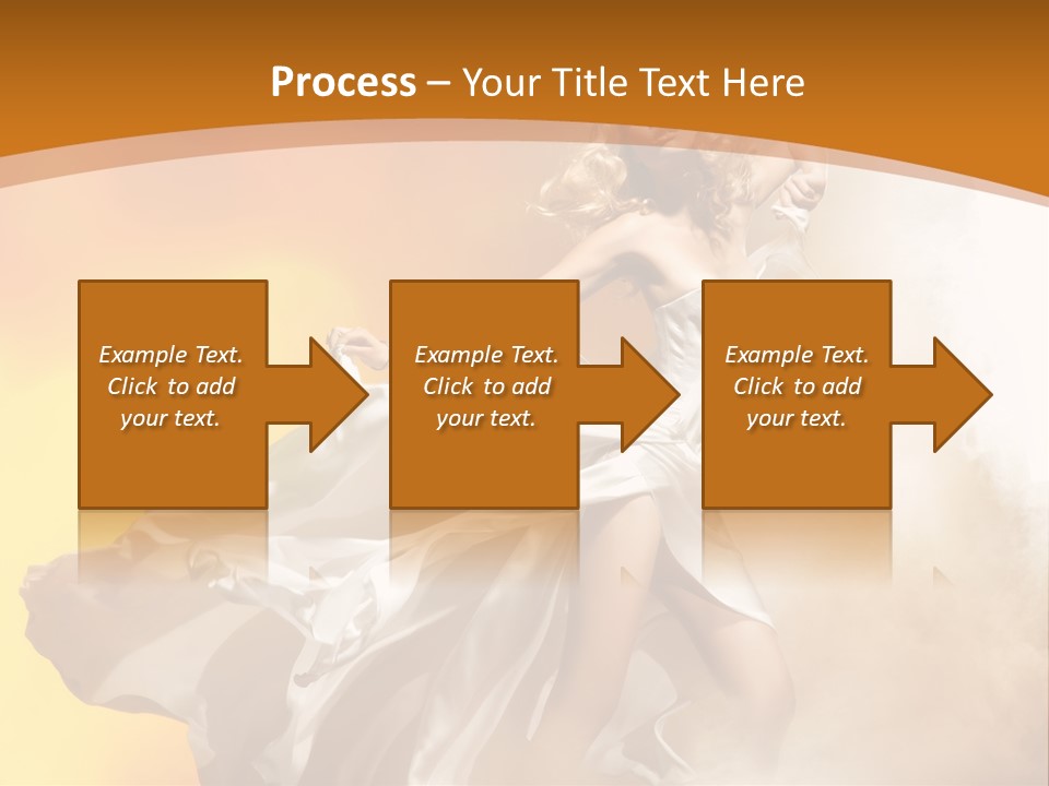 Away Windblown Style PowerPoint Template